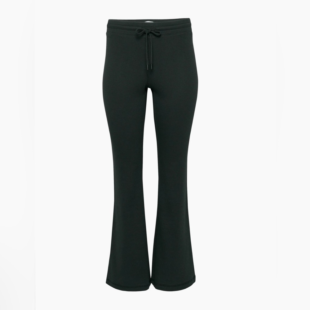 Aritzia Sunday Best Baby Waffle Pant Black